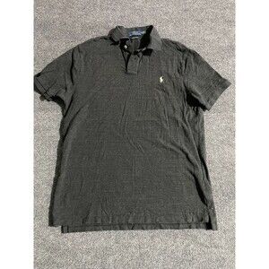 Polo Ralph Lauren Custom Slim Fit Polo Shirt Men's XL Black Casual